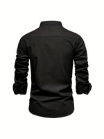 Black shirt on a white background