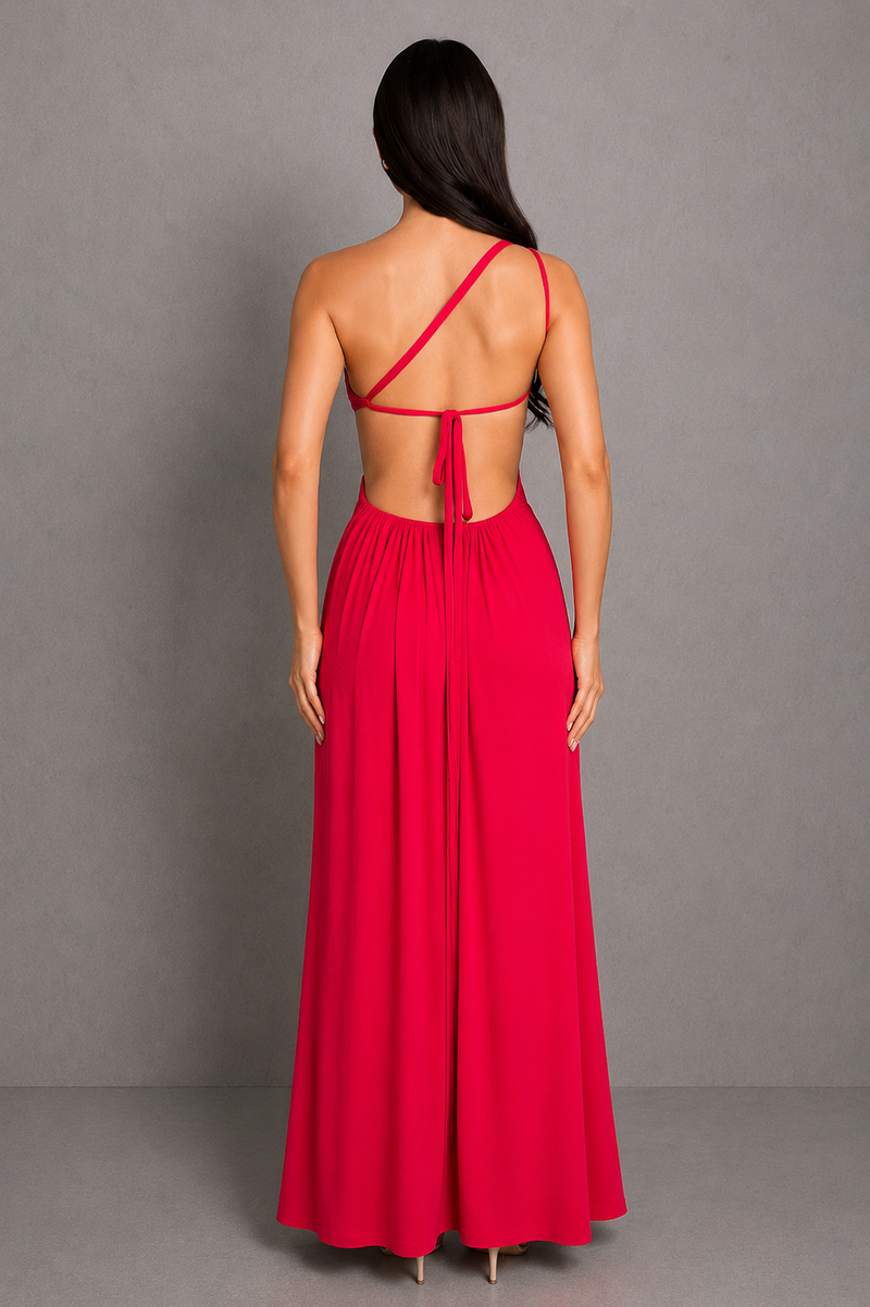 Women’s Maxi Dress with Side Split for Evening & Occasion Wear