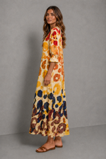 Women’s Printed Shirt Dress with Relaxed Fit for Casual Summer & Holiday Wear