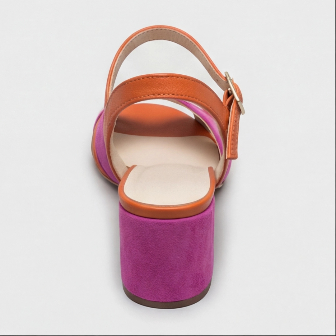 Women’s wedge heel sandals with adjustable ankle strap and cushioned sole