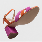 Women’s wedge heel sandals with adjustable ankle strap and cushioned sole